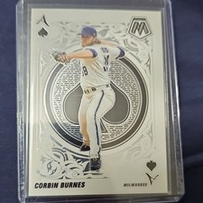 Panini 2022 Mosaic Corbin Burnes #A-11 Milwaukee Brewers Baseball Aces Insert