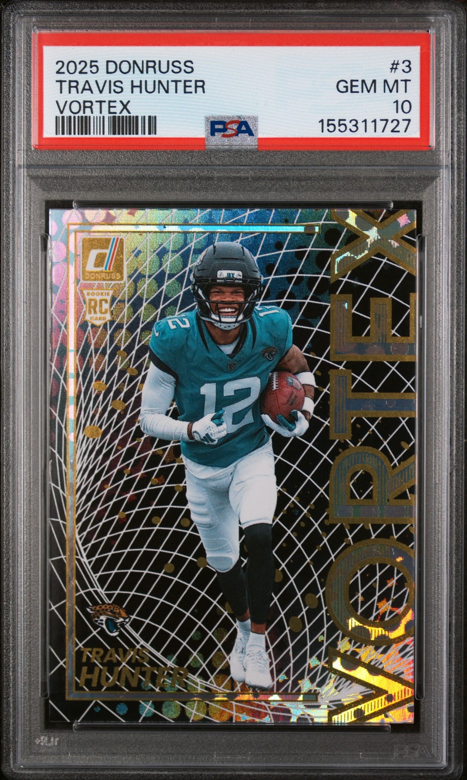 Travis Hunter Panini Donruss Vortex #3 Base