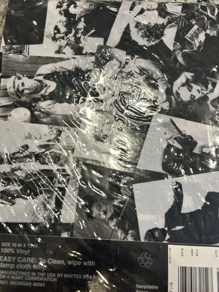 Hollywood Vinyl Shower Curtain Vintage - Image 3 of 4