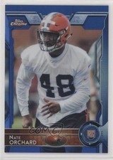 2015 Topps Chrome Rookies Blue Refractor 175/199 Nate Orchard #164 07d9