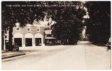 Bellport Long Island NY - Fire House And Main...