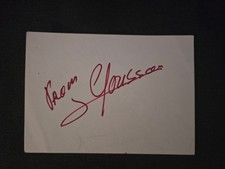 YOUSSOU N'DOUR signed autograph 3x4 blank In Person