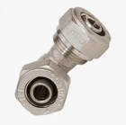 16mm Compression Elbow Plumbing Pipe Fitting Brass Water Gas Connector