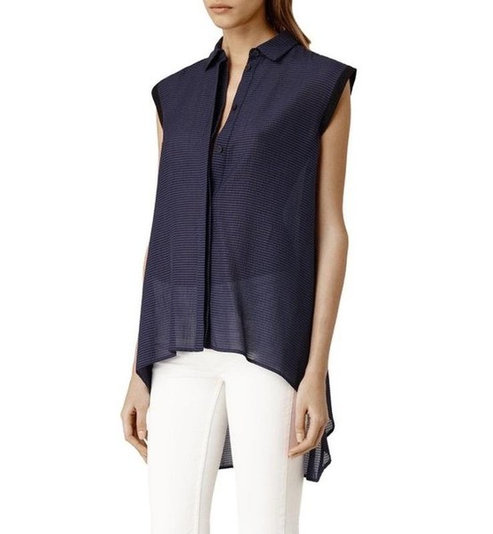 Women AllSaints Shirt Navy 34 / XS / 42