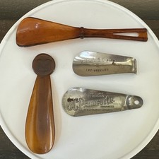 Vintage Florsheim, Jcpenney Company, Bullocks, Stanley Shoe Horns Lot Of 4