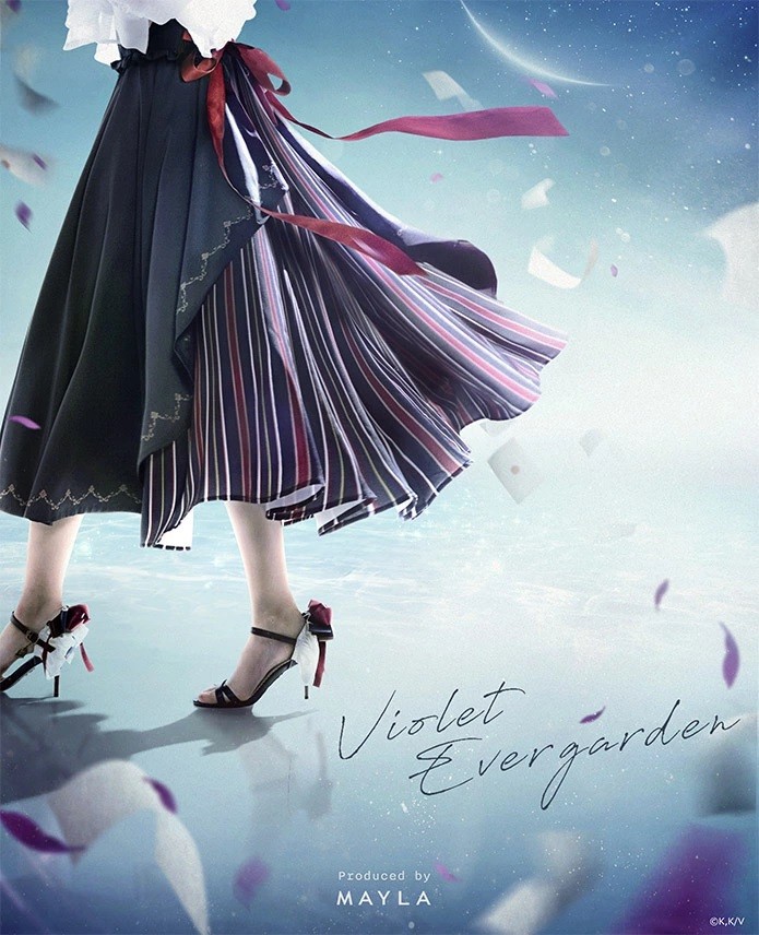 あ*★様 VIOLET EVERGARDEN MAYLA Mサイズ スカート Violet Evergarden ICONIQUE SKIRT Akora Size M Women Mayla Japan