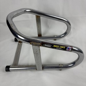 PINGEL Wheel Chock 6.5" CHROME Motorcycle/Dirt Bike Wheel Chock Only No Hardware