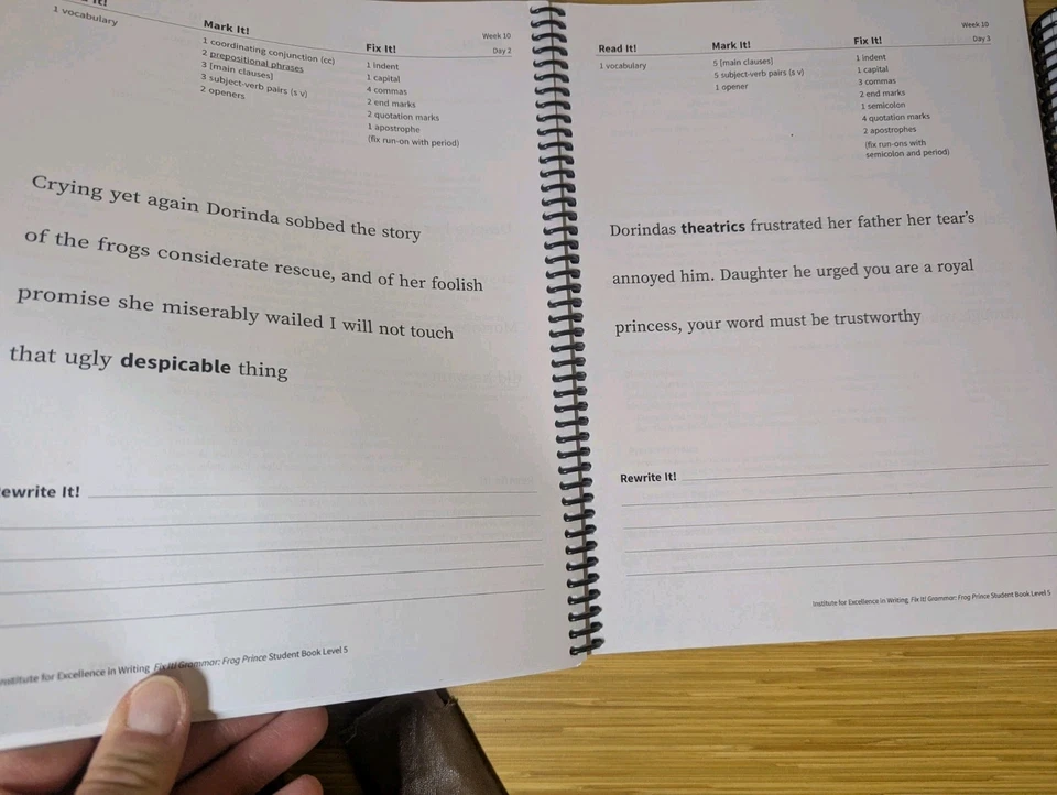 KA Fix It! Grammar: Frog Prince Level 3 (Student Book 3) Unused - Image 2 of 2