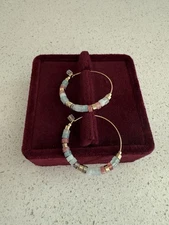 Isabel Marant Gold Perfectly Blue Earrings