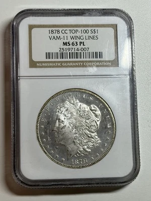 Proof-Like Silver 1878 Year Morgan US Dollars (1878-1921) for sale
