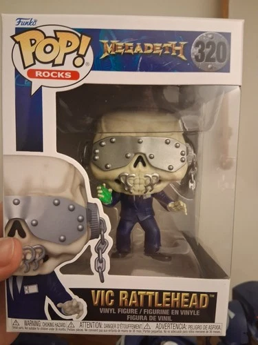 Funko Pop Rocks Megadeth Vic Rattlehead #320 Vinyl Figure