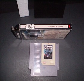 STAR WARS Nintendo NES Game with Box play as Luke Han and Leia Tested Works