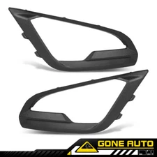 Fit For 2018-21 Ford EcoSport Front Bumper Fog Light Lamp Cover Bezel Left&Right