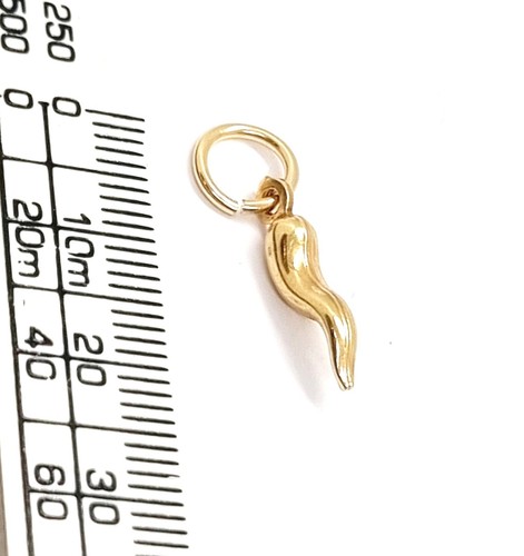 9ct Gold Pendant Horn of Good Luck Charm Jewellery New Stamped 375 - Picture 6 of 9