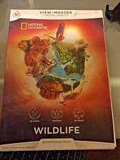 MATTEL VIEW MASTER VIRTUAL REALITY NATIONAL GEOGRAPHIC WILDLIFE PACK