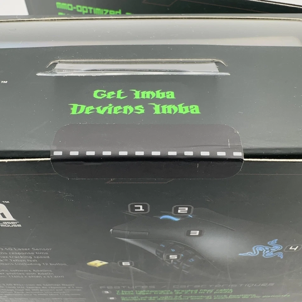 NEW Razer Naga MMOG Gaming Mouse Model NO. RZ01-0028 - Image 4 of 4