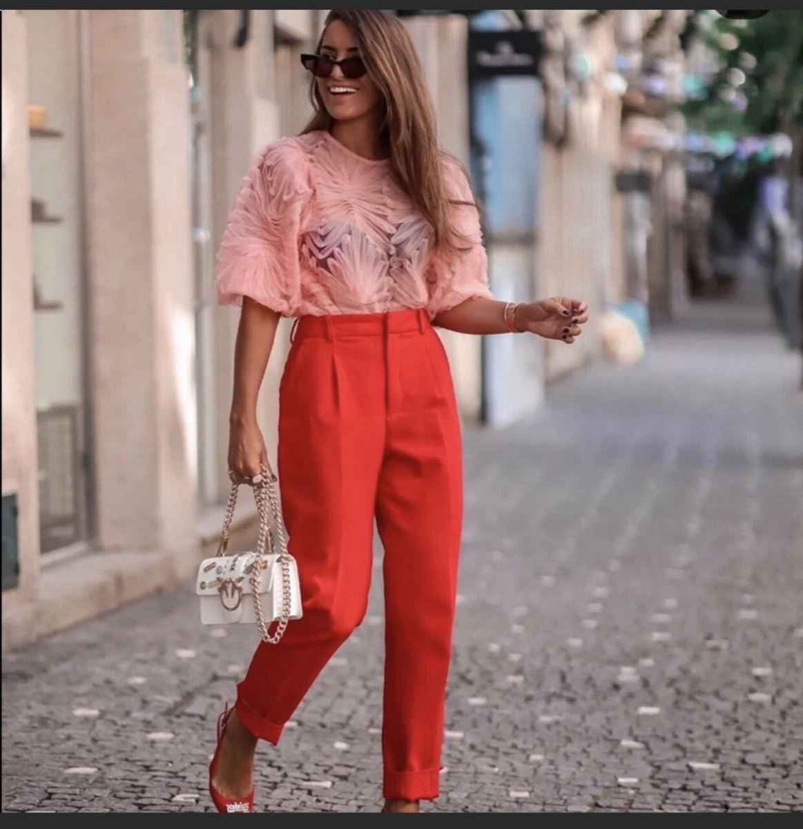 Women's Trousers | New Collection Online | ZARA United Kingdom | Flowy pants  outfit, Flowy pants, High waisted flowy pants