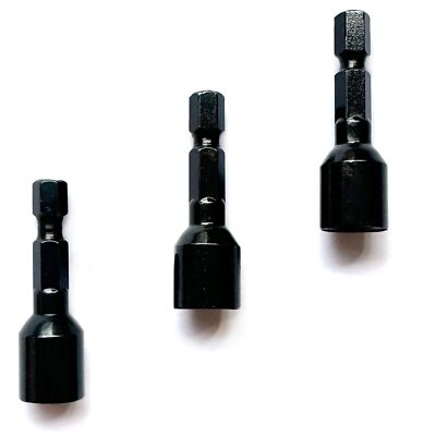 1/4''20 5/16''18 3/8''16 3pcs Hanger Bolt Driver Double Headed Wood Screws Fully Al
