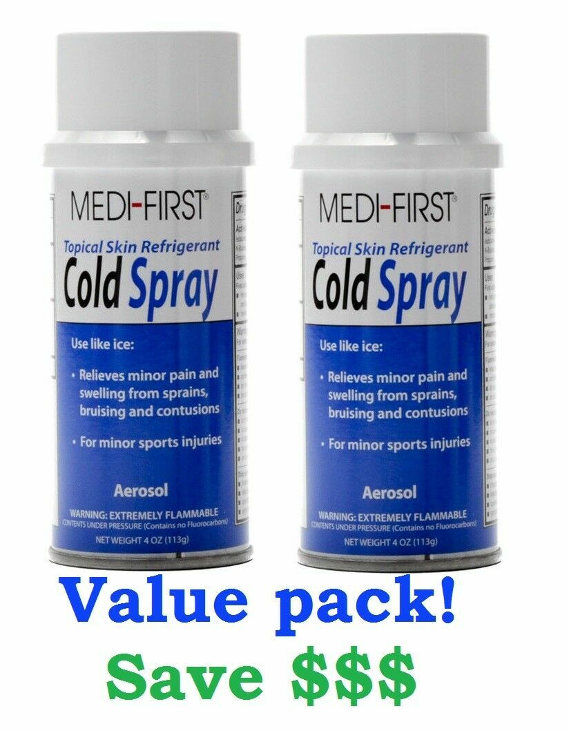 Biofreeze OTC Pain & Fever Relief Sprays Medi-First Cold Spray Skin ...