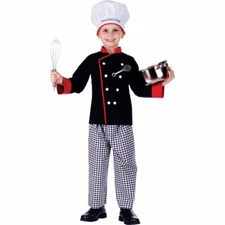 Dress-Up-America Chef Costume - Boys Executive Chef Costume Set - Career Costume