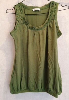 Promod Tanktop grün Voll Baumwolle Gr.36 (2106003)
