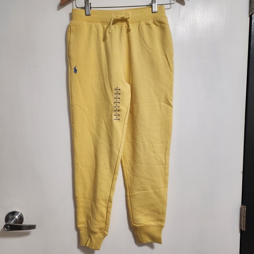 Ralph Lauren classic kids sweatpants yellow size large 12-14 - Picture 2 of 12