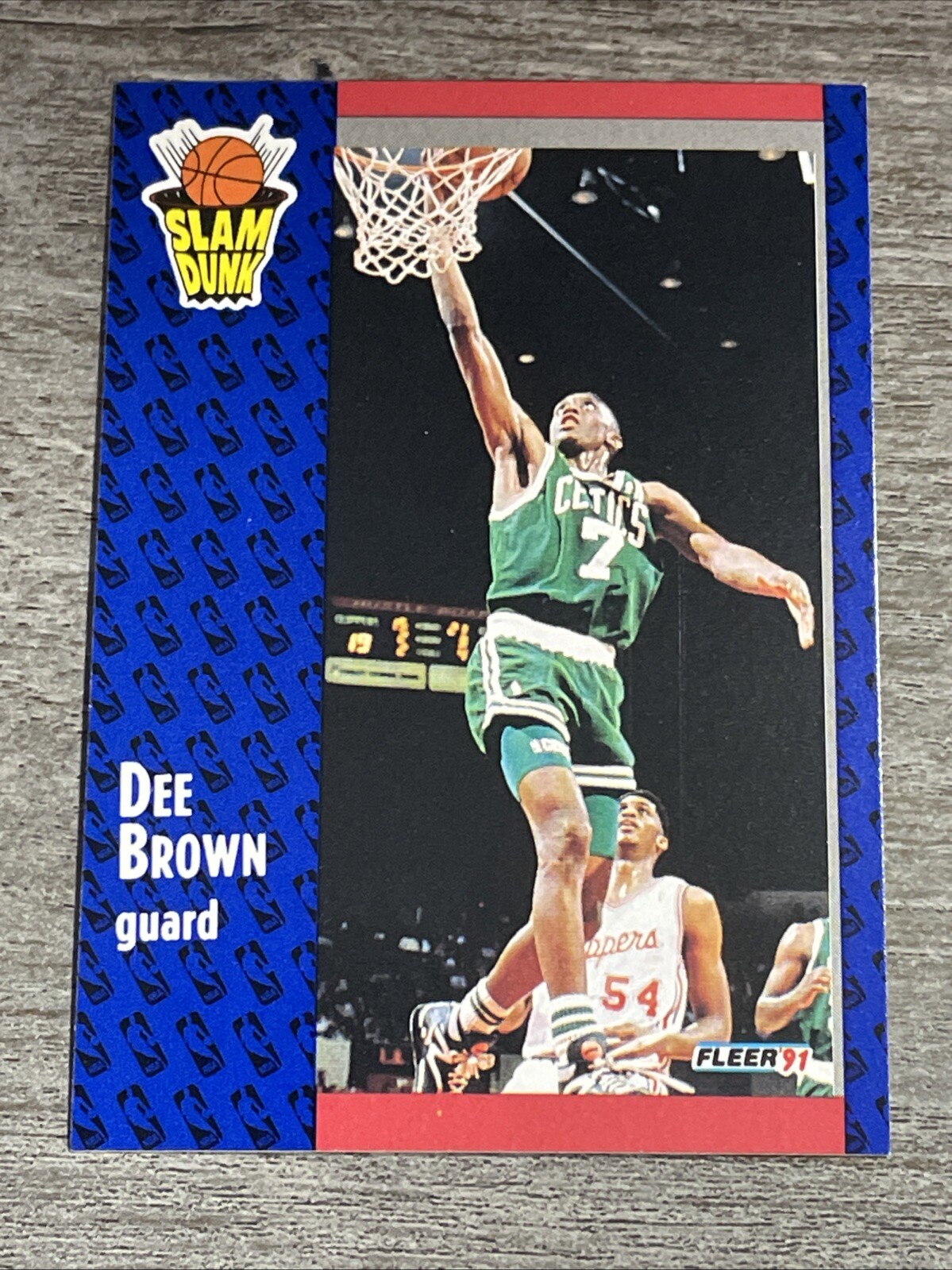 Dee Brown 1991-92 Fleer Slam Dunk Celtics #228   *K961*