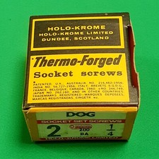 2BA X 1/4 SOCKET SET SCREW DOG POINT STEEL HOLO-KROME 14.9 (1 BOX OF 200 SCREWS)