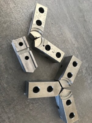 2 Satz Schunk Spannbacken Aufsatzbacken Nut 15 Quernut6  Lochabstand 25mm CNC 17