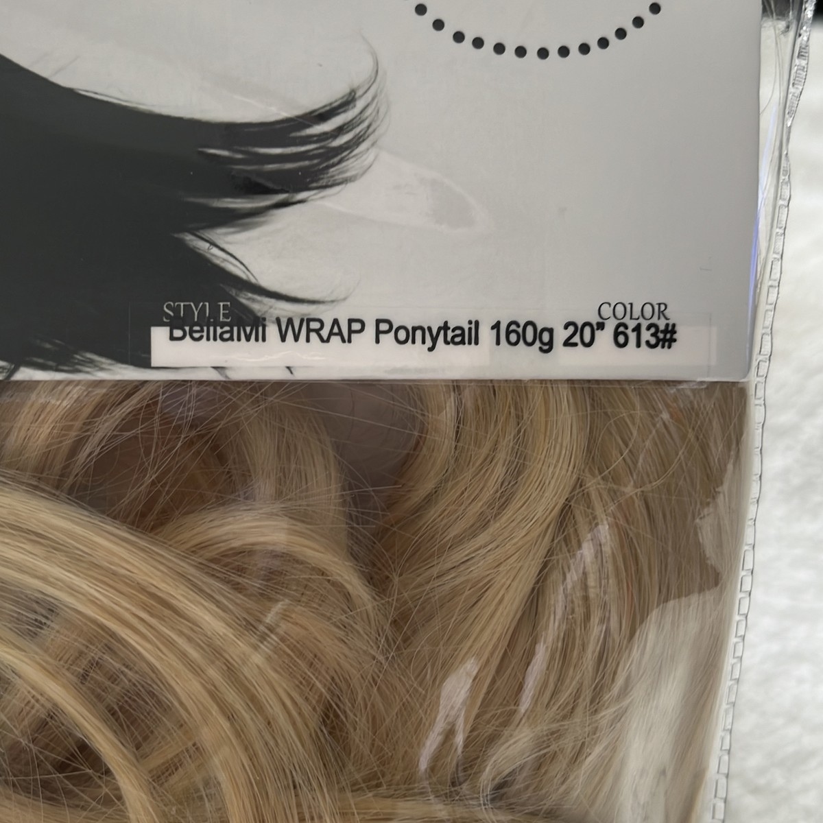 NWT Bellami Faux Wrap Ponytail Extensions 160G 20” Beach Blonde Bellami Faux Wrap Ponytail 20” Beach Blonde | eBay main image 4