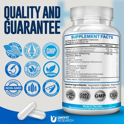 glutathione 250 mg whitening Best Glutathione Supplement