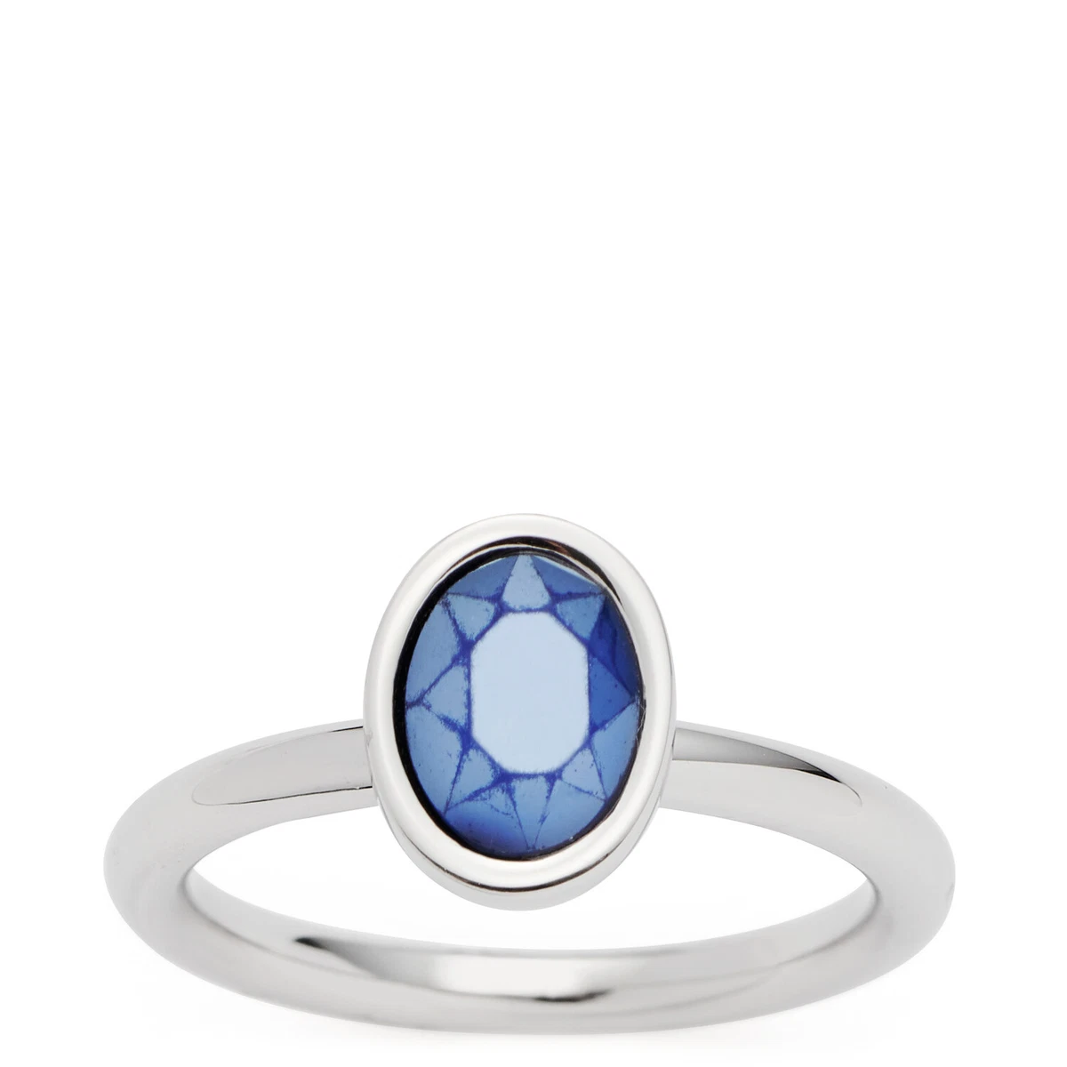 Leonardo Schmuck Ring Annina 018992 Edelstahl m. dunkelblauem 