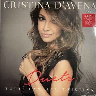 CRISTINA D AVENA duets doppio Vinile Lp  ROSSO  sigillato Copia n2095/3000￼