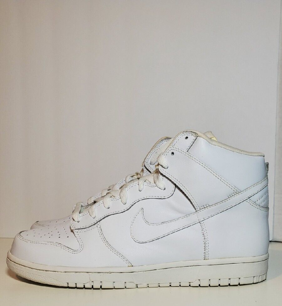 Nike Dunk High White Size 10.5 309432-111 RARE DEADSTOCK | eBay Nike Dunk High White Size 10.5 309432-111 RARE DEADSTOCK | eBay