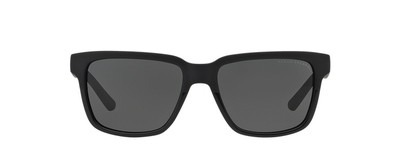 NWT Armani Exchange Sunglasses AX 4026S 812287 Matte Black / Gray