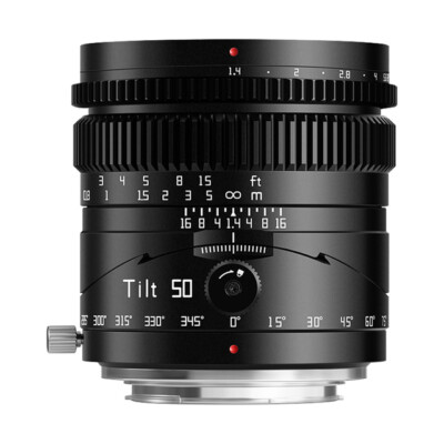 TTArtisan 50mm F1.4 Tilt Full Frame Manual Lens for Canon Nikon Sony Fuji Leica