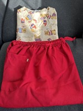 Bear Collection Medium Top, Medium Jogger Pants Scrubs Medical