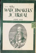 Jun 1952 Watchmakers Journal Grasshopper Escapement Elgin Langendorf USPS Stamp