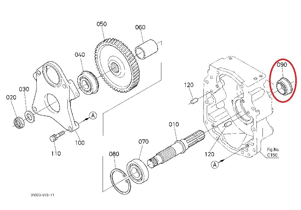 PTO Seal Compatible with Kubota M5-111HF | eBay