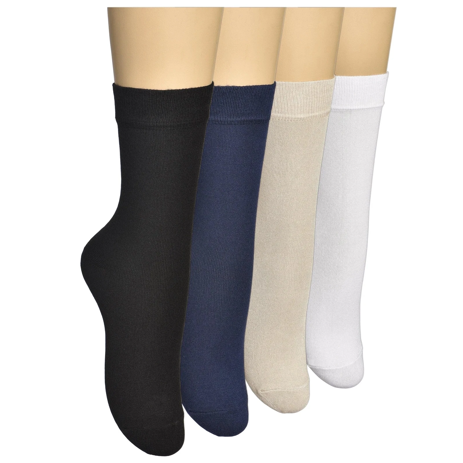 4 Pairs Women's Above Ankle Bamboo Socks