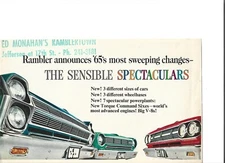 1965 AMC Rambler Classic, American, & Ambassador Dealer Sales Brochure, catalog