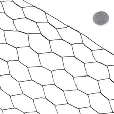 Fencer Wire Poultry Netting 48" x 150 ft 20-Gauge Vinyl Coated Wire w/ Mesh 1 in 0.78 per foot