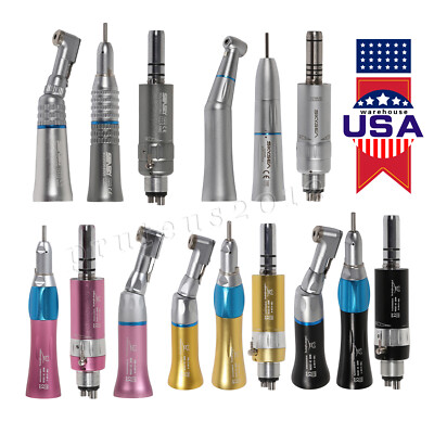 NSK Style Dental Low Speed Contra Angle Straight 4Hole Motor Inner/External F4*