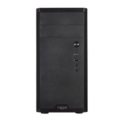Fractal Design Core 1100 No Power Supply MicroATX Case FD-CA-CORE-1100-BL Black