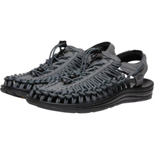 KEEN MENS UNEEK MONOCHROME WATER SANDALS SIZE 14 NWB 140 MAGNET BLACK