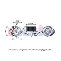HeizungsgebläSe InnenraumgebläSe LüFter FüR CitroëN XM Y4 Y3 Peugeot 605 6B