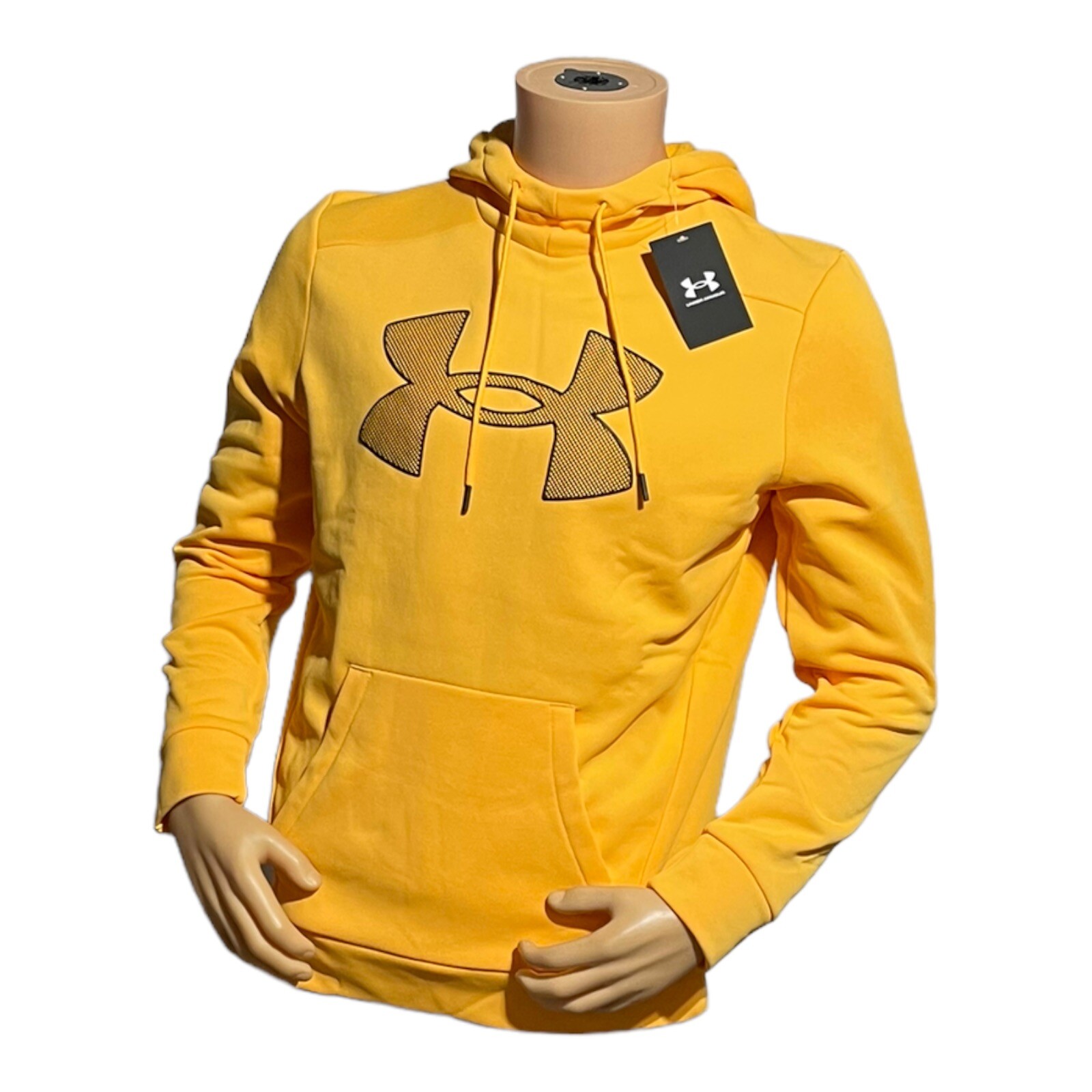 Under Armour 1373352 Мужской оранжевый флисовый пуловер с капюшоном и длинными рукавами Размер S 8390₽