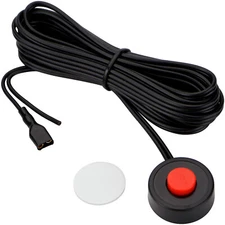 Horn Push Button with 3 Meters Wire Tactile On Off Switch for Car Horns Air Horn