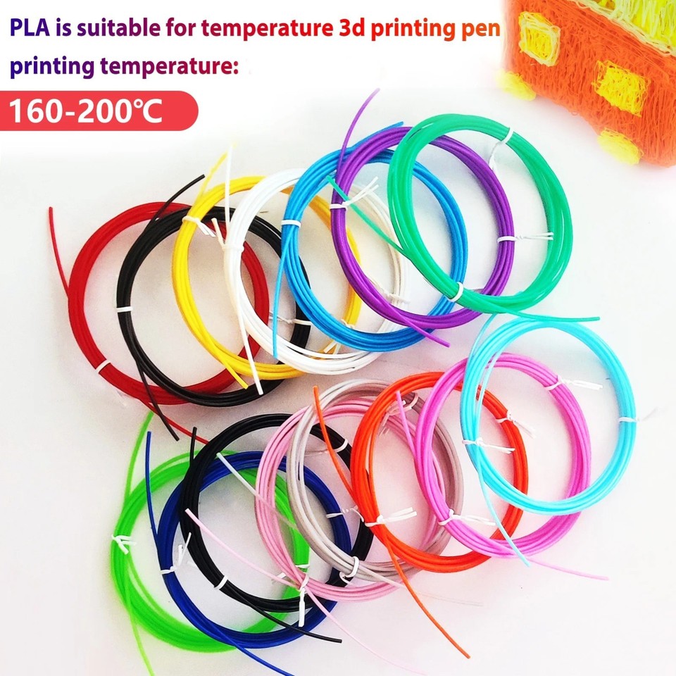 3D Pen Filament Refills PLA 32 Colors 3D Printing Pen Filament 1.75mm ...