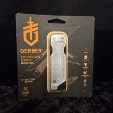 Gerber 3705 Lockdown Driver Multitool 7 Tools Color: Silver New In Box